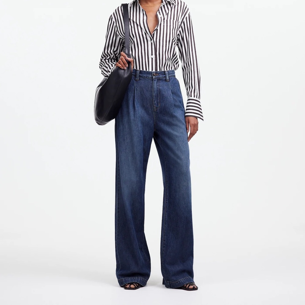 Madewell 31P Harlow wide leg jean PETITE